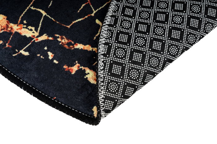 Mijölnir Juego de alfombras de baño Goldes Multicolor, 2 piezas